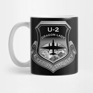 3D U2 Dragon Lady spy plane shield Mug